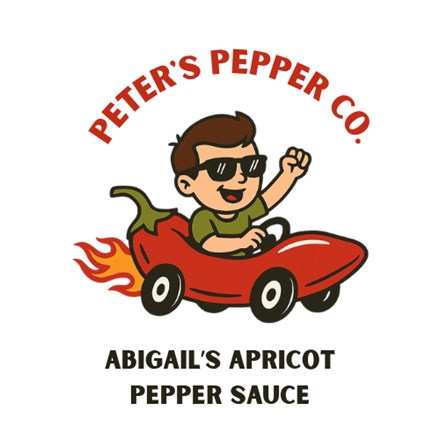 Abigail's Apricot Pepper Sauce label